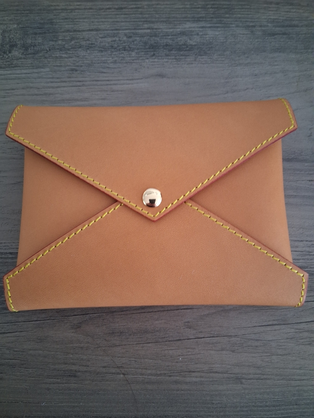 DUYP Melodie Cecile Honey Vachetta Leather - Envelope/Crossboady - Picture 8 of 10